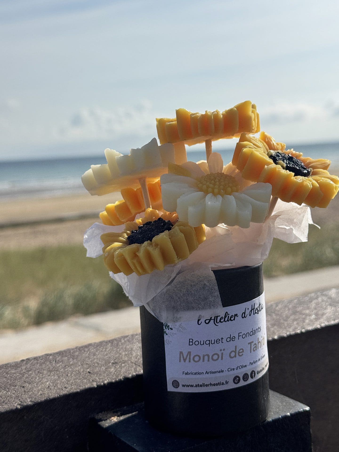 Composition floral Monoï de Tahiti