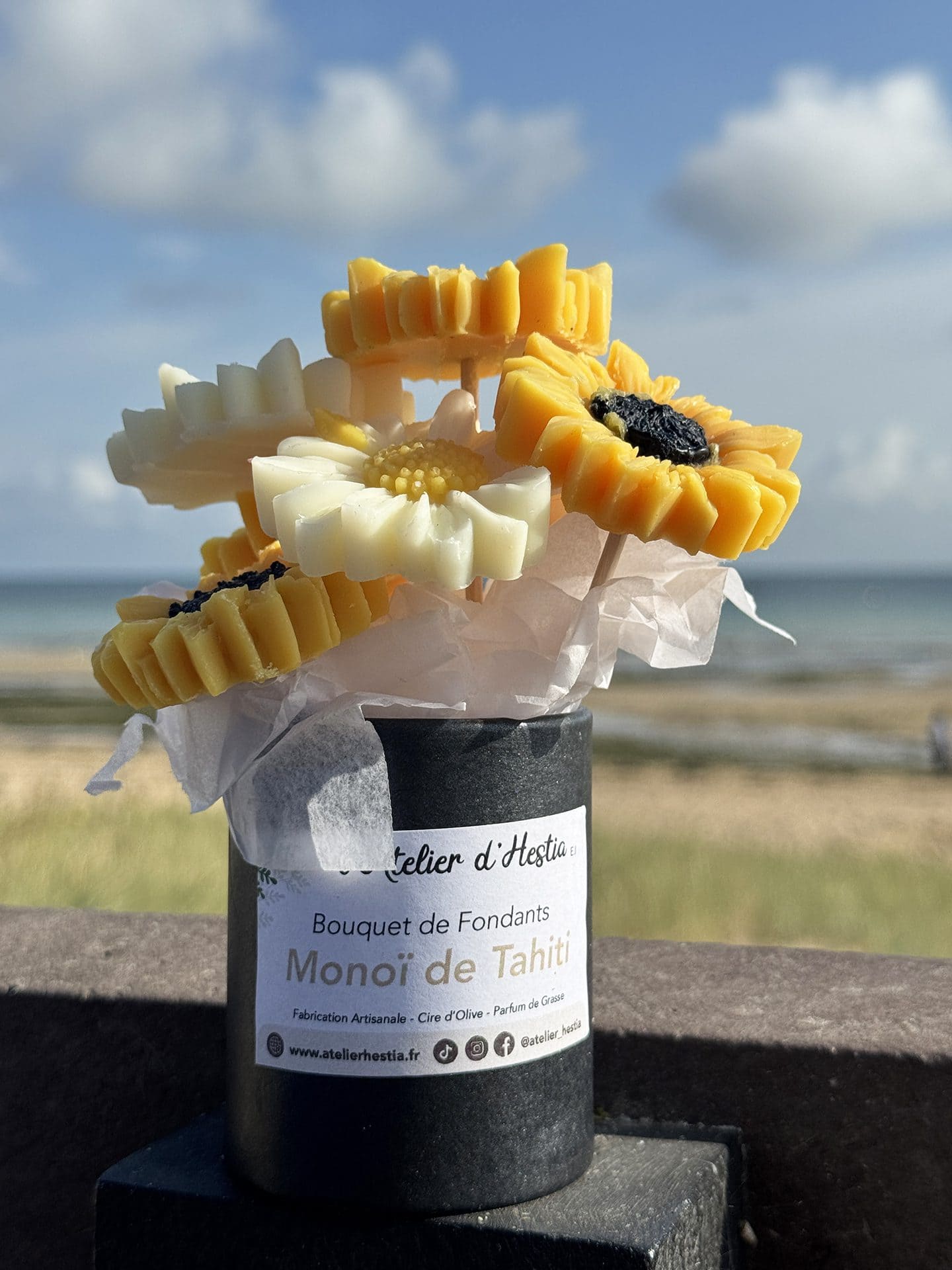 Composition floral Monoï de Tahiti