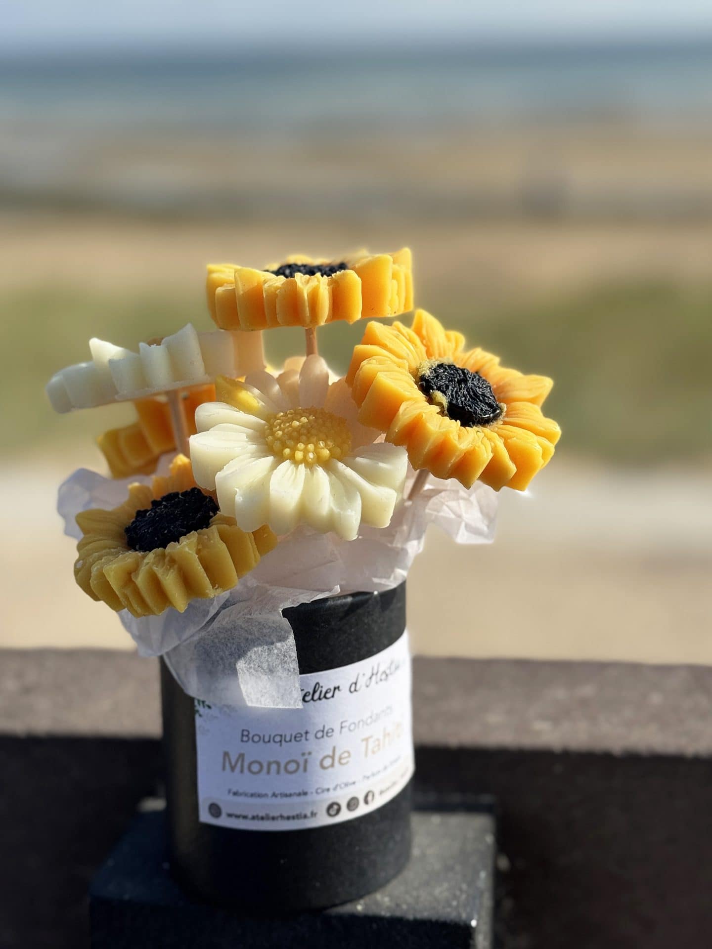 Composition floral Monoï de Tahiti