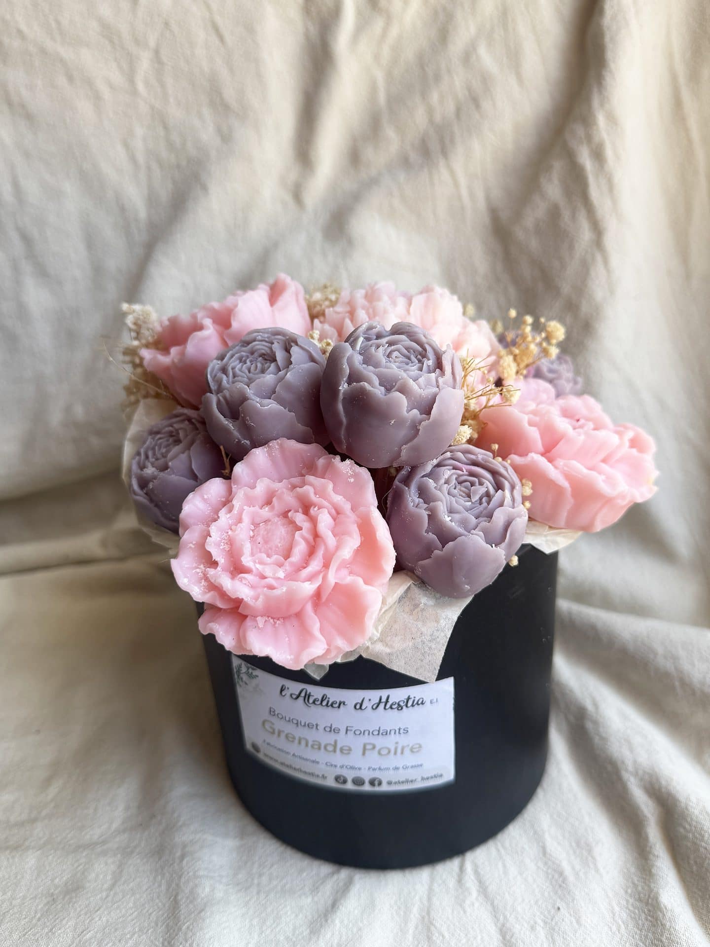 Composition floral Grenade Poire