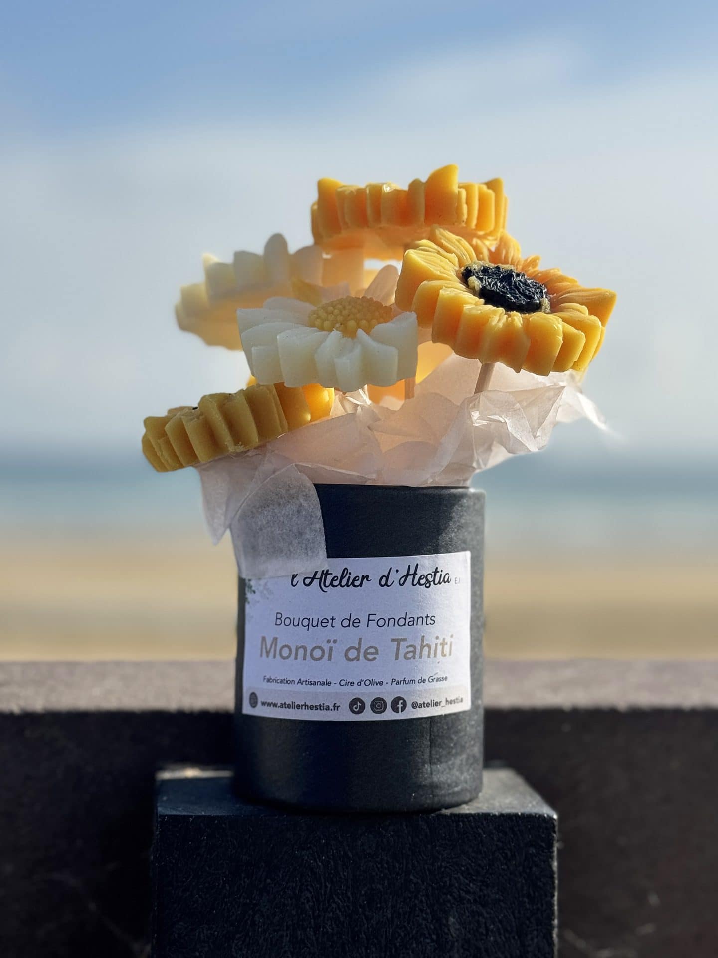 Composition floral Monoï de Tahiti