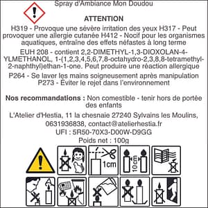 Spray dAmbiance Mon Doudou