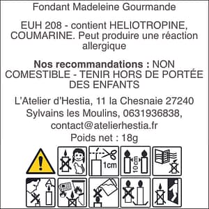 Fondant Madeleine Gourmande