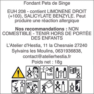 Fondant Pets de Singe