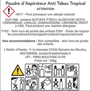 Poudre dAspirateur Anti Tabac Tropical