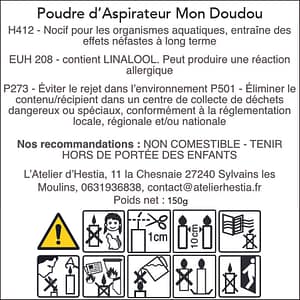 Poudre dAspirateur Mon Doudou