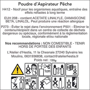 Poudre dAspirateur Peche