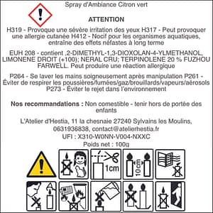 Spray dAmbiance Citron Vert 1
