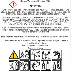 Spray dAmbiance Douceur Bebe