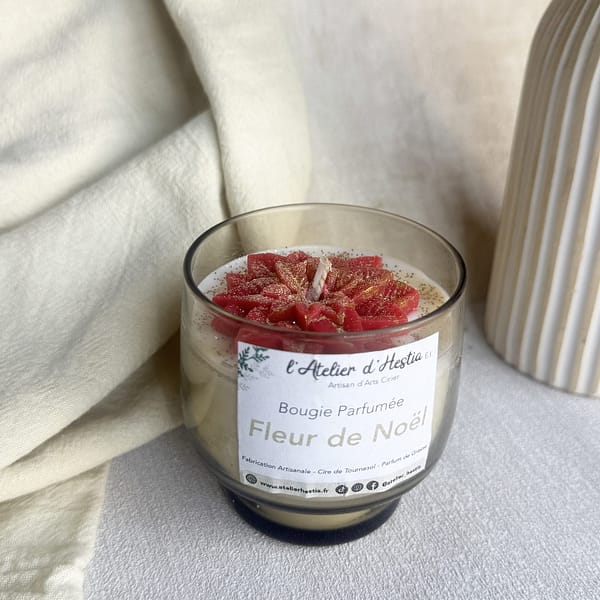 IMG_5296 Bougie Fleur de Noël
