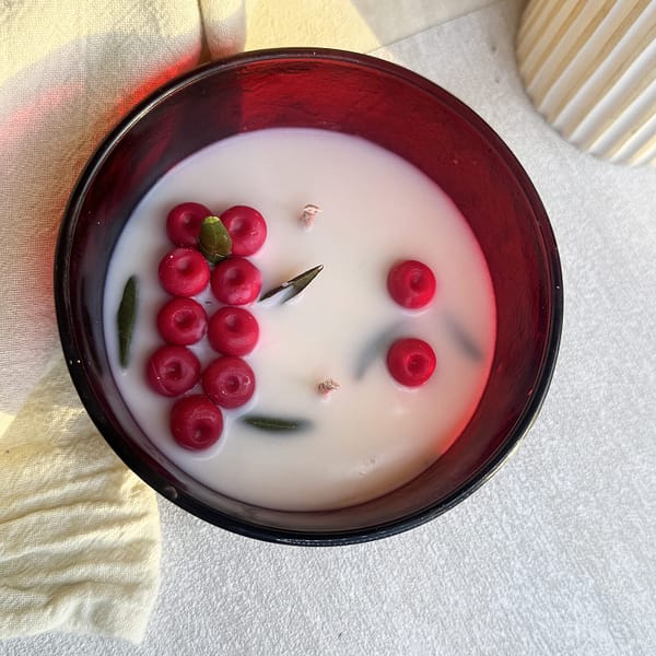 IMG_5310 Bougie Baies Givrée