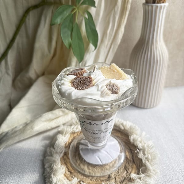 Bougie Milkshake Rocher Praliné
