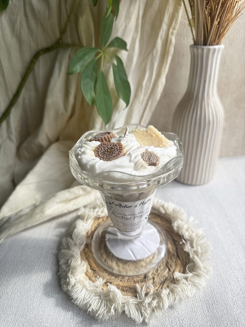 Bougie Milkshake Rocher Praliné