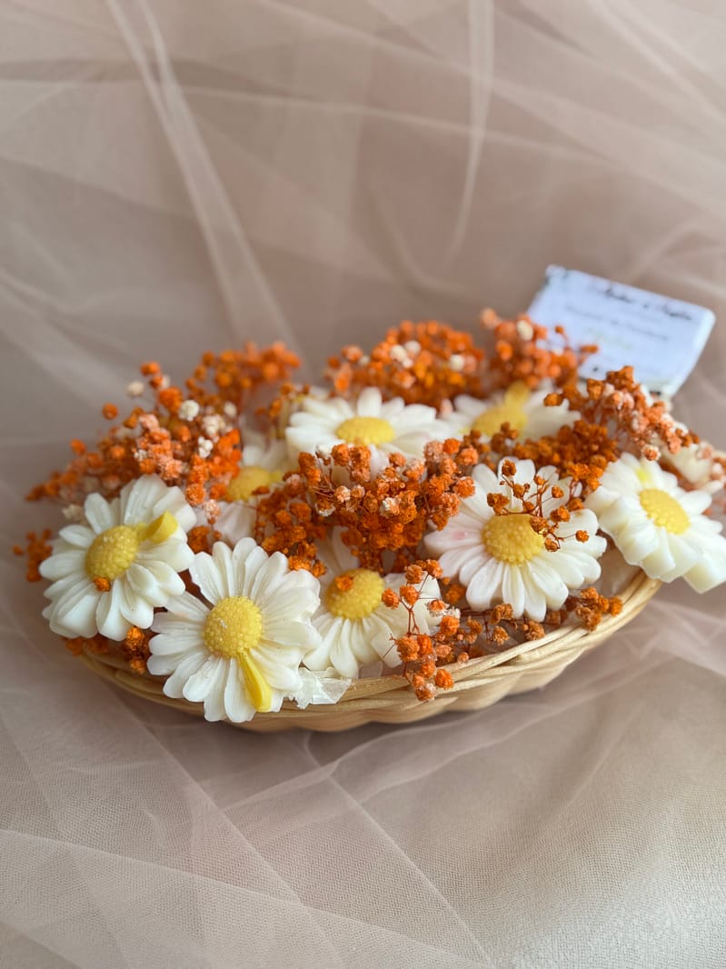 Composition Florale de Fondants - Pêche