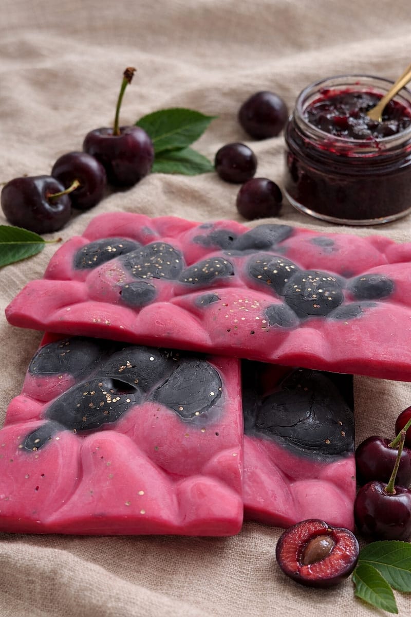 Tablette De Fondants Cerise Noire