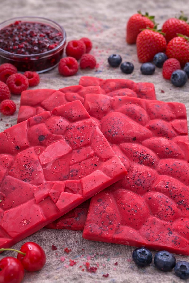 Tablette De Fondants Fruits rouges
