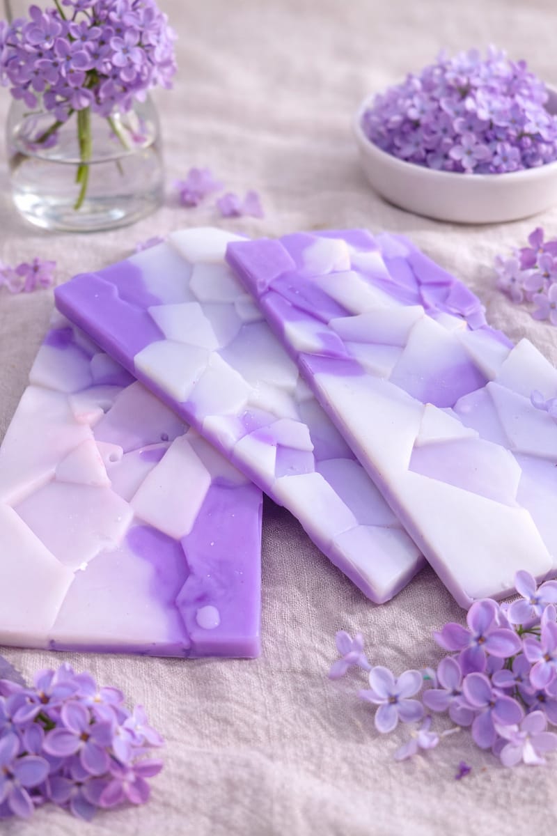 Tablette De Fondants Lilas