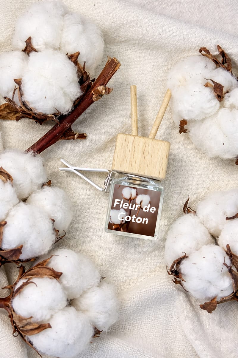 Diffuseur de Voiture Fleur de Coton